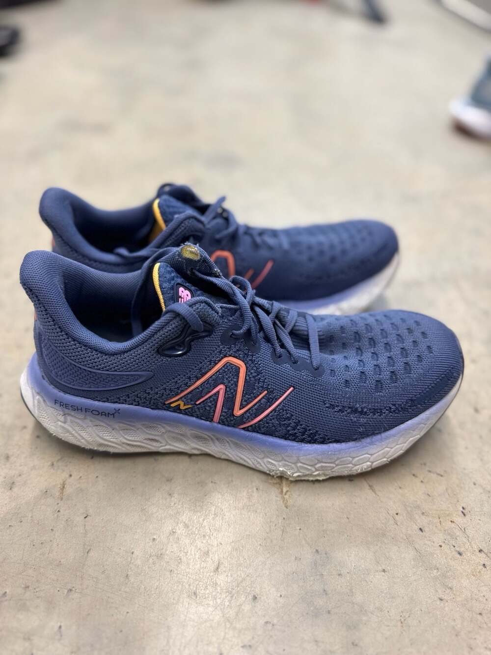 New Balance Women's Fresh Foam X 1080v12 Running Shoes Night Sky Orange
